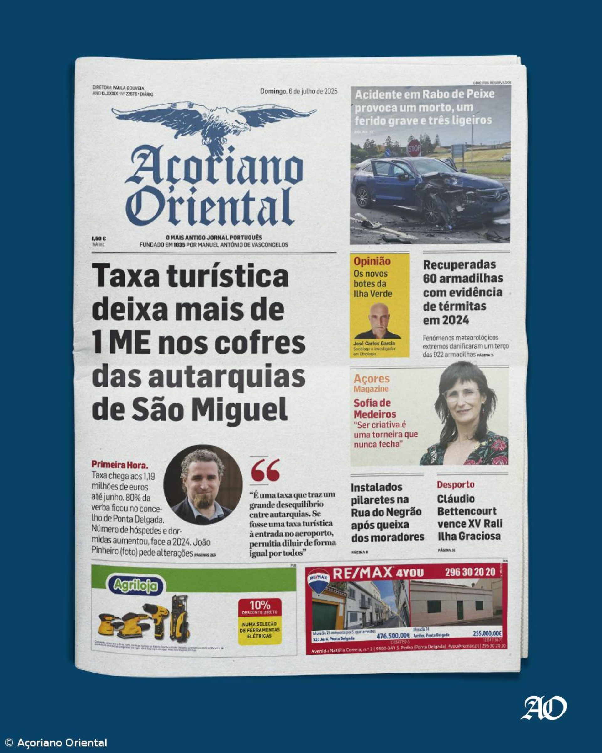 Taxa turística deixa mais de 1 ME nos cofres das autarquias